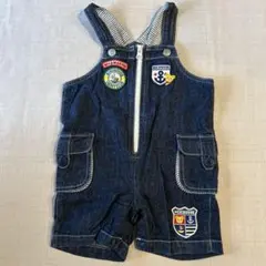 【美品】ミキハウスオーバーオール80cm