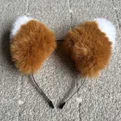 きつね耳　カチューシャ　ファイターズ応援グッズ