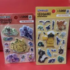 韓国限定販売ポケモン エポキシシールセット