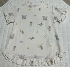 新品タグ付き　ジェラートピケ ベビーパジャマxxs 動物柄