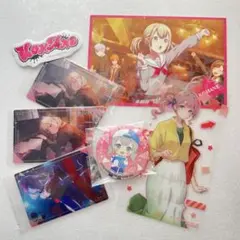 小豆沢こはね まとめ売り　缶バッジ ローソンコラボ ウエハース　カード　ビビバス