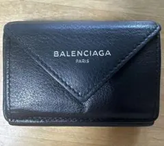 BALENCIAGA バレンシアガ　ブラック 三つ折り財布のサムネイル
