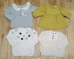 90cm　ベビー服 トップス 4点セット