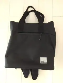 Jack Wolfskin 2way 温冷バックパック トートバッグ ブラックのサムネイル