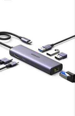 UGREEN Revodok 1061 USB-Cハブ 6-IN-1