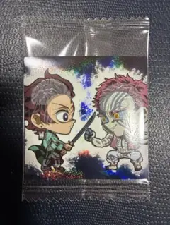 鬼滅の刃　シール　ウエハース　其ノ十四　シークレット　竈門炭治郎vs猗窩座　①