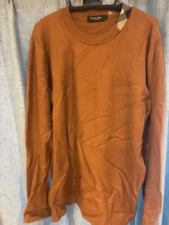 【ほぼ未使用】ブラックレーベル クレストブリッジ ニット セーター 茶 L