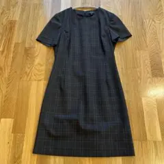 Theory チェック柄ワンピース