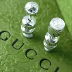 ★SALE【GUCCI】インターロッキング　G　アシンメトリー　ピアス　2643