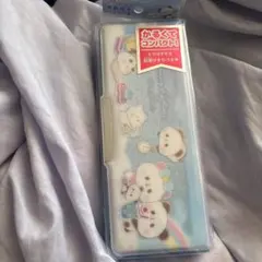 サンエックス モモパンダ グリッター 筆箱 ペンケース 平成レトロ