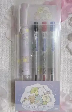サンエックス すみっコぐらし スタイルフィット ゲルインク3色ボールペン