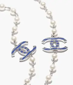 CHANEL ストライプ模様 ネックレス