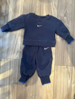 NIKEネイビー スウェット上下セット　68〜74cm