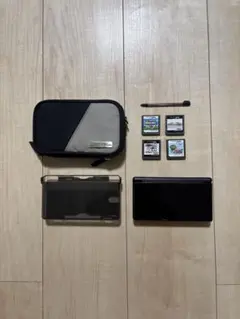 ニンテンドーDS Lite本体 ブラック ケース付き　稼働品