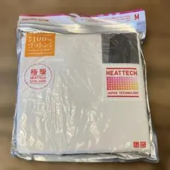 ユニクロ ヒートテック コットン タートルネック 長袖 M 白 極暖