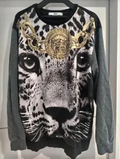 KHOON レオパードプリント トレーナー