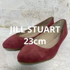 【 6319番】JILL STUART フラットシューズ 赤　23cmのサムネイル