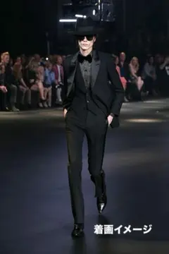 Saint Laurent Paris スリムスラックス　size 44 SAINT LAURENT PARIS（サンローランパリ）スラックス 黒 サイズ