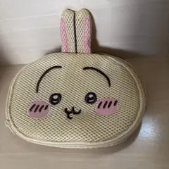 ちいかわ　うさぎ　メッシュラウンドポーチ　洗濯ネットケース