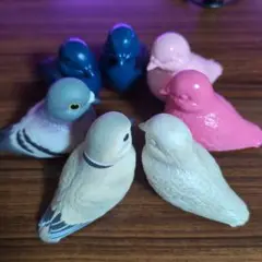 てのりフレンズ鳩　イマジネーションミックス　7体セット