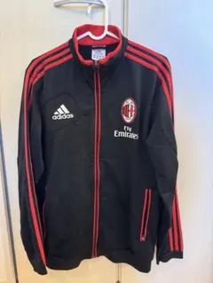 ACミラン adidas ジャケット 黒赤