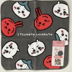 ちいかわ ハチワレ うさぎ ミニタオル 25×25cm こころがふたつ