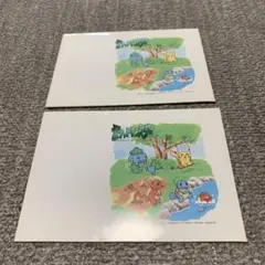 ポケットモンスター レア　ポケモン 絵入りハガキ　2セット