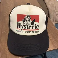 Hysteric トラッカーキャップ ホワイト/ブラック