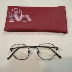 ESSAY メガネ LG SUNGLASS ケース付き Antique Slv