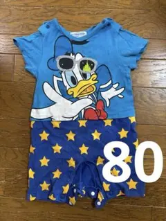 ディズニーリゾート　半袖ロンパース　80センチ