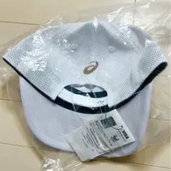 新品 タグ付き アシックス メッシュ帽子ウォーキング ランニング男女兼用キャップ