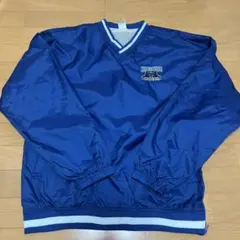 Badger Sport 青 ナイロンプルオーバーM