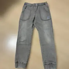 Lee グレー ストレートパンツ ウエストゴム