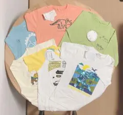 新品未使用　タグ付き　子供服　男の子　130cm　Tシャツ　6点まとめ売り