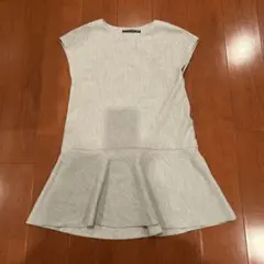 美品❤️未使用ZARA❤️裾フリルジャージーミニワンピースSサイズのサムネイル
