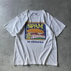 スパム SPAM バックプリント ロングTシャツ ロンT ホワイト LL - メルカリ
