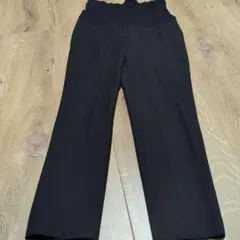 ユニクロ スマートアンクルマタニティパンツMブラック