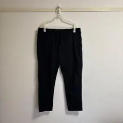 無印良品 ￼ ストレッチアンクル パンツ 黒 XL