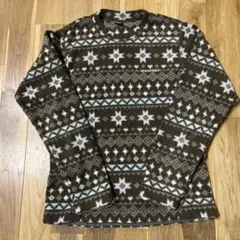 mont-bell 雪の結晶柄 フリース　レディース