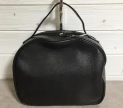 エンポリオアルマーニ 型押しレザーショルダーバッグ ブラウン 上品 S 