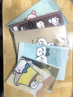 ちいかわ ノート4冊 ミニファイル2つ