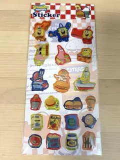 スポンジボブ　シール　ぷくぷくシール