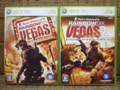 USED Xbox360 レインボーシックス ベガス Ⅰ&Ⅱ ２本セット