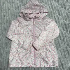 ミキハウス　ホットビスケッツ 花柄　ウィンドブレーカー　薄手ジャンバー