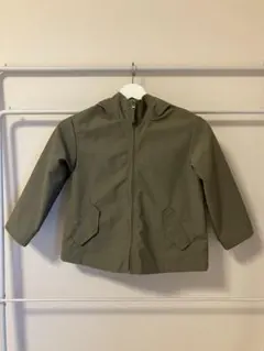 オリーブグリーン フード付きジャケット