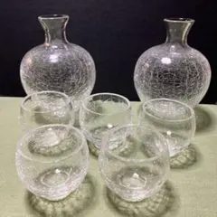 亀甲つなぎ紋 HOYA 保谷硝子 小鉢 5客 クリスタルグラス 5個セット 箱