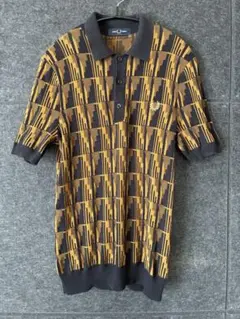 FRED PERRY 幾何学模様ポロシャツ
