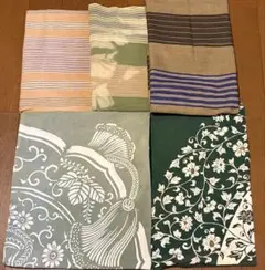 風呂敷 5枚セット 大判風呂敷 古布 ハンドメイド素材 和柄生地 ハギレ