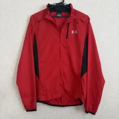 アンダーアーマー ウィンドブレーカー 赤 メンズ M スポーツ 軽量