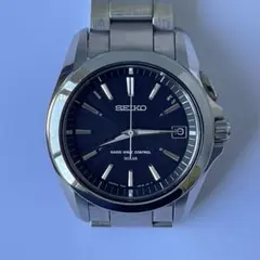 稼働 SEIKO ボーイズ腕時計 SUS ブルー文字盤 デイト ラウンド QZ 